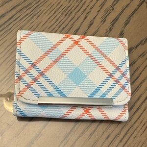 Mundi Vegan Leather Wallet in Blue